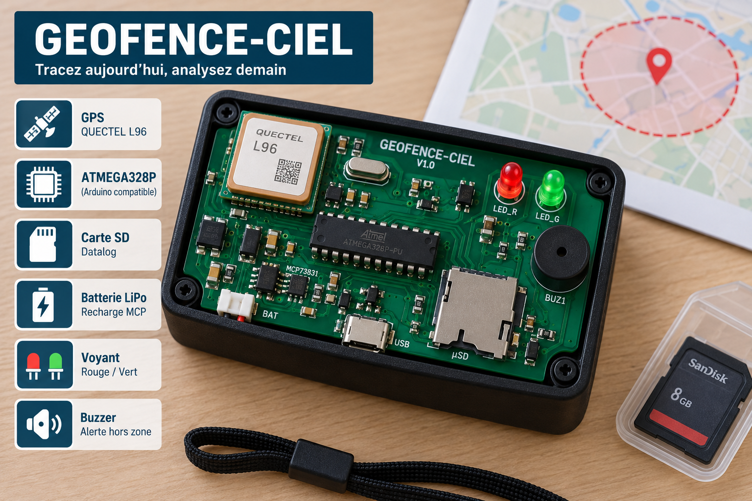 Vue générale du GEOFENCE-CIEL